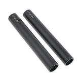 Maxbell 2Pcs 15mm Dia 100mm 10cm Length Extension Rods for Rail System Matte Box Follow Focus Rig DSLR Black - Aladdin Shoppers