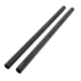 Maxbell 2Pcs 15mm Dia 300mm 30cm Length Extension Rods for Rail System Matte Box Follow Focus Rig DSLR Black - Aladdin Shoppers