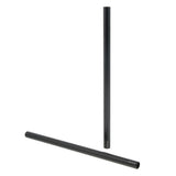 Maxbell 2Pcs 15mm Dia 300mm 30cm Length Extension Rods for Rail System Matte Box Follow Focus Rig DSLR Black - Aladdin Shoppers