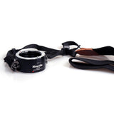 Maxbell Dual Lens Fast Converter for Canon EF-mount Camera with Shoulder Strap - Black - Aladdin Shoppers