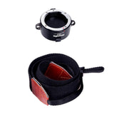 Maxbell Dual Lens Fast Converter for Canon EF-mount Camera with Shoulder Strap - Black - Aladdin Shoppers