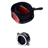 Maxbell Dual Lens Fast Converter for Canon EF-mount Camera with Shoulder Strap - Black - Aladdin Shoppers