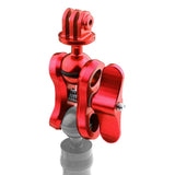 Maxbell Aluminum Alloy Underwater Diving Ball Clamp Mount Bracket Joint Arm for GoPro Hero Action Cameras - Red - Aladdin Shoppers