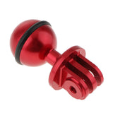 Maxbell Aluminum Alloy Underwater Diving Ball Clamp Mount Bracket Joint Arm for GoPro Hero Action Cameras - Red - Aladdin Shoppers