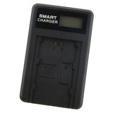 Maxbell LCD Display USB Travel Battery Charger + Charging Cable for Sony A9 A9R A9S NP-FZ100 - Aladdin Shoppers