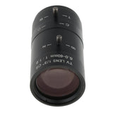 Maxbell CCTV Industrial Camera Varifocal 6-60mm Manual IRIS Zoom CS Mount Lens Format 1/3'' (Black) - Aladdin Shoppers