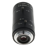 Maxbell CCTV Industrial Camera Varifocal 6-60mm Manual IRIS Zoom CS Mount Lens Format 1/3'' (Black) - Aladdin Shoppers