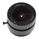 Maxbell 2.8mm f/1.2 1/3'' CS-Mount IR Fixed CCTV Lens for Network Security Surveillance Camera - Aladdin Shoppers