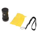 Maxbell Mini Extra Short Focus 4x12 Monocular Typoscope Microscope Kits Black - Aladdin Shoppers