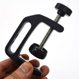 Maxbell Q Type Multifunction Clip Clamp Holder Stand with 1/4" 3/8" Screw Holes for Studio Flash Speedlite - Aladdin Shoppers
