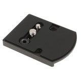 Maxbell 410PL 1/4" & 3/8" Screw Quick Release Plate Adapter for Manfrotto 410 /405 /488RC4 /808RC4 etc - Aladdin Shoppers