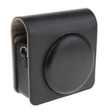 Maxbell PU Leather Dust-proof Camera Case Bag Protector with Adjustable Strap for Fujifilm Instax Square SQ6 Polaroid Camera, Black - Aladdin Shoppers