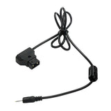 Power Supply Cable DC to D-Tap Connector for BMPCC Blackmagic Pocket Cinema Camera, Black