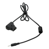 Power Supply Cable DC to D-Tap Connector for BMPCC Blackmagic Pocket Cinema Camera, Black