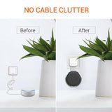 Maxbell Maxbell Outlet Wall Mount Bracket Hanger Stand Holder for Echo Dot 3rd Generation ,White