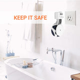 Maxbell Maxbell Outlet Wall Mount Bracket Hanger Stand Holder for Echo Dot 3rd Generation ,White