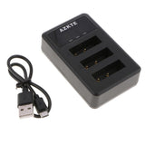 Maxbell Maxbell NP-BX1 Battery 3-Channel USB Charger Cradle for Sony Cyber-Shot DSC-RX100 DSC-HX300 DSC-RX1 HDR-AS15 Digital Camera