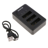 Maxbell Maxbell NP-BX1 Battery 3-Channel USB Charger Cradle for Sony Cyber-Shot DSC-RX100 DSC-HX300 DSC-RX1 HDR-AS15 Digital Camera