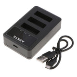 Maxbell Maxbell NP-BX1 Battery 3-Channel USB Charger Cradle for Sony Cyber-Shot DSC-RX100 DSC-HX300 DSC-RX1 HDR-AS15 Digital Camera