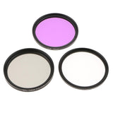 Maxbell 52mm Lens Filter Kit, UV Filter (Ultraviolet) + CPL Filter (Circular Polarizer) + FLD Filter (Fluorescent ) Set for Digital Camera - Aladdin Shoppers