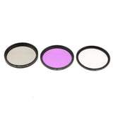 Maxbell 52mm Lens Filter Kit, UV Filter (Ultraviolet) + CPL Filter (Circular Polarizer) + FLD Filter (Fluorescent ) Set for Digital Camera - Aladdin Shoppers
