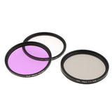 Maxbell 58mm Lens Filter Kit, UV Filter (Ultraviolet) + CPL Filter (Circular Polarizer) + FLD Filter (Fluorescent ) Set for Digital Camera - Aladdin Shoppers