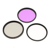 Maxbell 62mm Lens Filter Kit, UV Filter (Ultraviolet) + CPL Filter (Circular Polarizer) + FLD Filter (Fluorescent ) Set for Digital Camera - Aladdin Shoppers