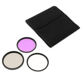 Maxbell 62mm Lens Filter Kit, UV Filter (Ultraviolet) + CPL Filter (Circular Polarizer) + FLD Filter (Fluorescent ) Set for Digital Camera - Aladdin Shoppers