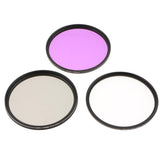 Maxbell 72mm Lens Filter Kit, UV Filter (Ultraviolet) + CPL Filter (Circular Polarizer) + FLD Filter (Fluorescent ) Set for Digital Camera - Aladdin Shoppers
