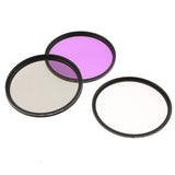 Maxbell 72mm Lens Filter Kit, UV Filter (Ultraviolet) + CPL Filter (Circular Polarizer) + FLD Filter (Fluorescent ) Set for Digital Camera - Aladdin Shoppers