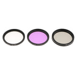 Maxbell 40.5mm Lens Filter Kit, UV Filter (Ultraviolet) + CPL Filter (Circular Polarizer) + FLD Filter (Fluorescent ) Set for Digital Camera - Aladdin Shoppers