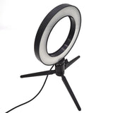 Maxbell Maxbell 6" LED Ring Fill Light With USB Plug 5500K Dimmable Lighting Kit for Makeup Camera Phones