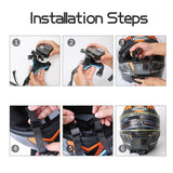 Maxbell Motorcycle Moto Helmet Strap Mount Head Belt Harness for GoPro Hero 6 5 4 3+ 3 Action Camera - Aladdin Shoppers