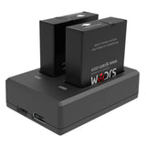 Maxbell Dual Battery Charger Charging Dock for SJCAM SJ8 Air SJ8 Pro SJ8 Plus Action Camera - Aladdin Shoppers