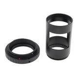 Maxbell T2 T-mount Ring Lens Adapter for Canon DSLR Camera + 4.5cm Diameter Photography Sleeve M42 Thread - Aladdin Shoppers