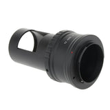 Maxbell T2 T-mount Ring Lens Adapter for Canon EOS M Camera + 4.5cm Diameter Photography Sleeve M42 Thread - Aladdin Shoppers