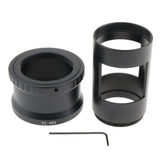 Maxbell T2 T-mount Ring Lens Adapter for Sony NEX E Mount Camera + 4.5cm Diameter Photography Sleeve M42 Thread - Aladdin Shoppers