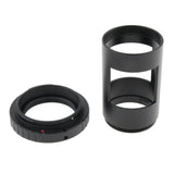 Maxbell T2 T-mount Ring Lens Adapter for Pentax K DSLR Camera + 4.5cm Diameter Photography Sleeve M42 Thread - Aladdin Shoppers
