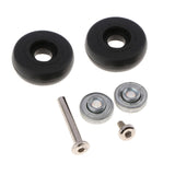 Maxbell Travel Suitcase Luggage Bag Trolley Case Wheels Swivel Casters Set with Nail Accessory Kit - 5018A-A - Aladdin Shoppers