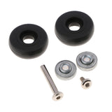 Maxbell Travel Suitcase Luggage Bag Trolley Case Wheels Swivel Casters Set with Nail Accessory Kit - 5018A-A - Aladdin Shoppers