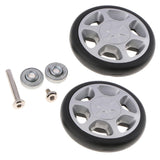 Maxbell Travel Suitcase Luggage Bag Trolley Case Wheels Swivel Casters Set with Nail Accessory Kit - 8218A-A - Aladdin Shoppers