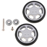 Maxbell Travel Suitcase Luggage Bag Trolley Case Wheels Swivel Casters Set with Nail Accessory Kit - 8218A-A - Aladdin Shoppers