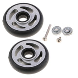 Maxbell Travel Suitcase Luggage Bag Trolley Case Wheels Swivel Casters Set with Nail Accessory Kit - 8220A-A - Aladdin Shoppers