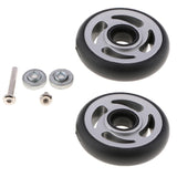 Maxbell Travel Suitcase Luggage Bag Trolley Case Wheels Swivel Casters Set with Nail Accessory Kit - 8220A-A - Aladdin Shoppers