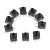 Maxbell 10pcs Black Plastic LT + RT Button Trigger Potentiometer Switches Replacement for Xbox 360 Controller - Aladdin Shoppers