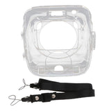 Crystal Camera Protective Case with Shoulder Strap for Fujifilm Instant SQ10 Camera-Clear - Aladdin Shoppers