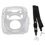 Crystal Camera Protective Case with Shoulder Strap for Fujifilm Instant SQ10 Camera-Clear - Aladdin Shoppers