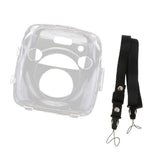 Crystal Camera Protective Case with Shoulder Strap for Fujifilm Instant SQ10 Camera-Clear - Aladdin Shoppers