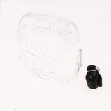 Crystal Camera Protective Case with Shoulder Strap for Fujifilm Instant SQ10 Camera-Clear - Aladdin Shoppers