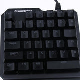 Maxbell Gaming Keyboard Mechanical 35 Keys 7 Colors LED Backlit One-Handed Keyboard Left Hand Small Keypad for PUGB Mobile - Aladdin Shoppers